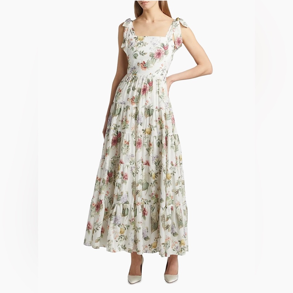 Alice + Olivia Sweet Nothings Monnie floral maxi dress